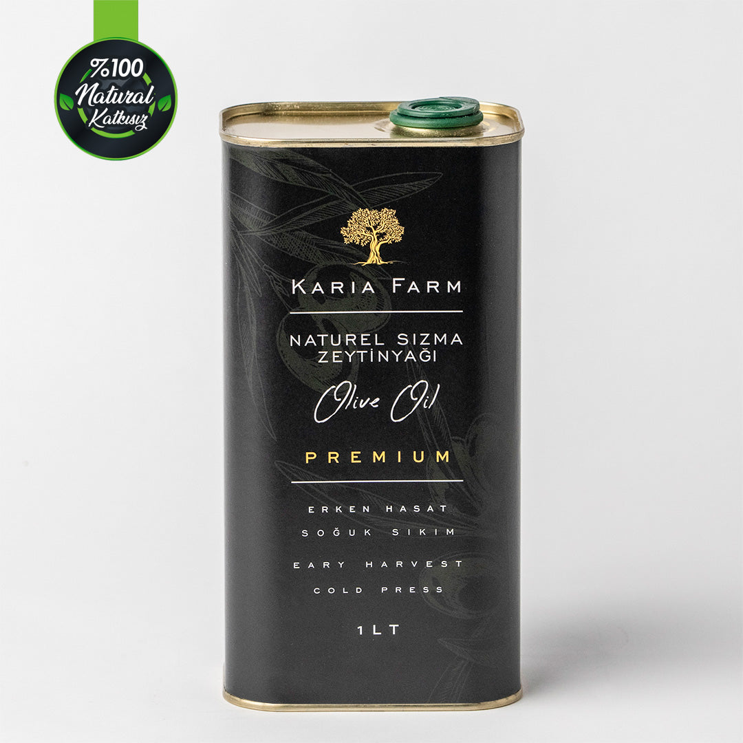 Naturel Soğuk Sıkım Zeytinyağı - 1 LT