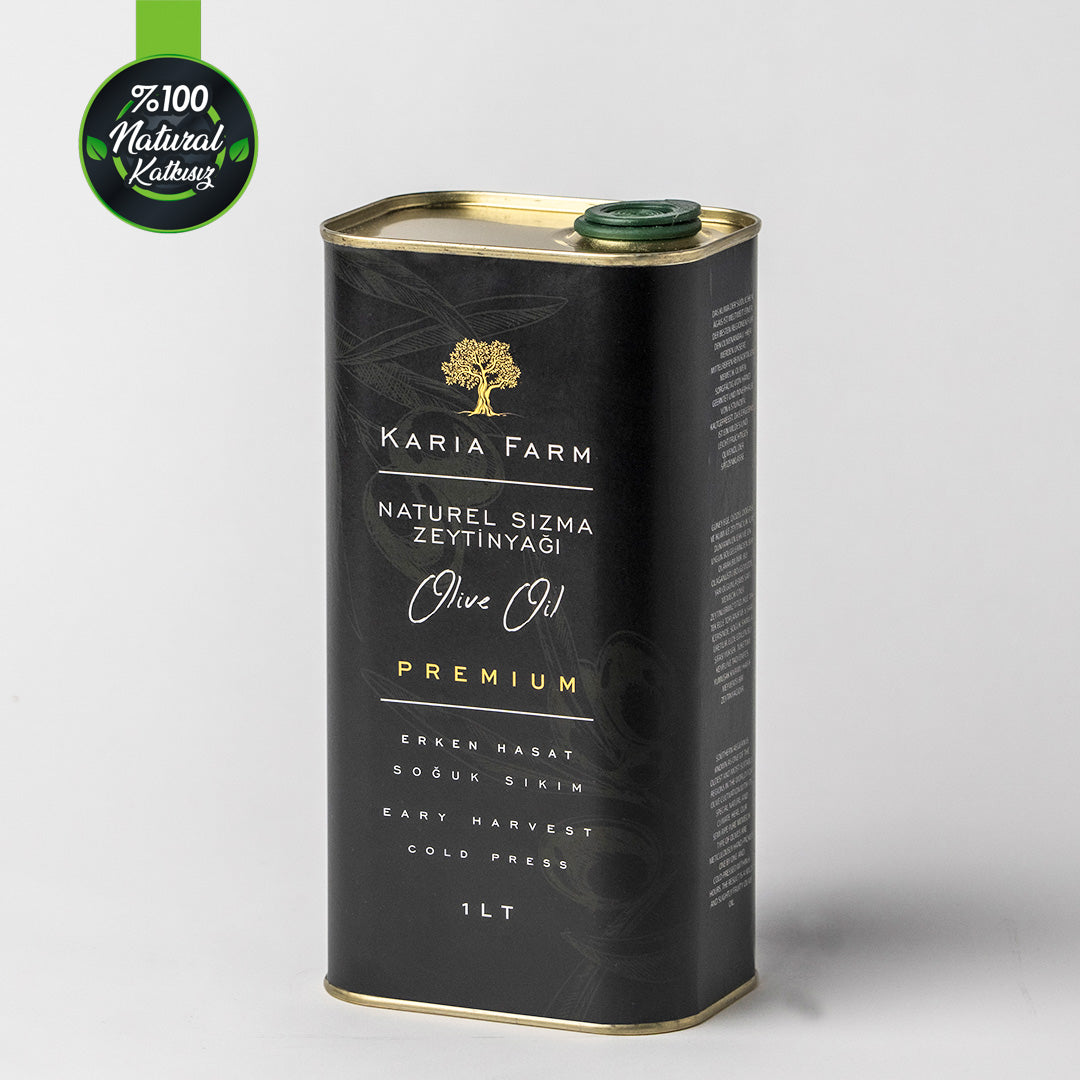 Naturel Soğuk Sıkım Zeytinyağı - 1 LT